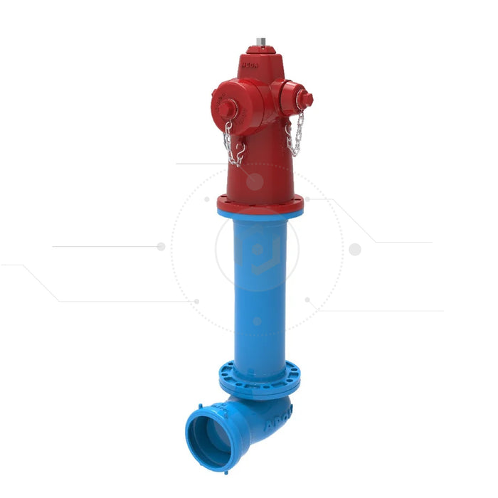 HIDRANTE H.D. EXT.BRIDA ANSI   4'' X 3 SALIDAS